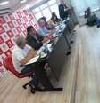 Dirigentes do PT em reunião em São Paulo  Foto: Divulgação