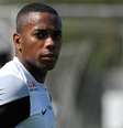 Estrela santista, Robinho ainda não tem presença garantida no jogo de ida da final  Foto: Ivan Storti / Divulgação Santos FC