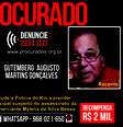 Cartaz oferece recompensa para informações de provável assassino  Foto: Portal dos Procurados / Divulgação