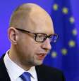 Primeiro-ministro da Ucrânica, Arseny Yatseniuk, fala à imprensa em Bruxelas, na Bélgica, em março.  Foto: François Lenoir / Reuters