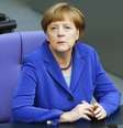 Chanceler alemã, Angela Merkel, durante sessão no Parlamento da Alemanha, em Berlim, para lembrar os 100 anos do assassinato em massa de armênios por turcos-otomanos  Foto: Hannibal Hanschke / Reuters