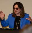 Ozzy Osbourne participa nesta sexta (24) de entrevista coletiva para falar sobre sua apresentação no Monsters of Rock, em São Paulo  Foto: Francisco Cepeda/ / AgNews