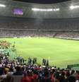Recorde: 63.903 pessoas (lotação máxima do Castelão) compareceram ao maior estádio do Ceará nesta quarta  Foto: Site do Bahia / Divulgação