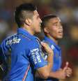 Cristaldo desencantou e abriu o placar para o Palmeiras  Foto: Cesar Greco / Palmeiras / Divulgação