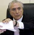 Vice-presidente da República, Michel Temer, durante reunião em Brasília. 14/04/2015  Foto: Ueslei Marcelino / Reuters
