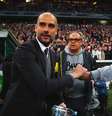 Klopp, ex-Borussia, e Guardiola, ex-Bayern, podem se encontrar novamente no Campeonato Inglês  Foto: Alexander Hassenstein / Getty Images 