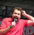 Guilherme Boulos em ato das centrais sindicais e movimentos populares do campo e da cidade no Vale do Anhangabaú, em São Paulo  Foto: Peter Leone / Futura Press