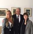 O ex-presidente Fernando Henrique Cardoso já havia anunciado que iria defender os opositores e se encontrou com as duas esposas nesta terça  Foto: Twitter