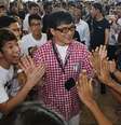 Jackie Chan em evento com jovens de Cingapura. 07/05/2015  Foto: Edgar Su / Reuters