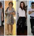 Apesar de ambas serem discretas e básicas na maneira de se vestir, Gloria Pires, 51, e Cleo Pires, 32, apostam em peças diferentes no dia a dia e em eventos. Gloria exibe clássicos do guarda-roupa feminino, como alfaiataria, camisa, calça de cintura alta e vestido envelope. Cleo, por sua vez, prefere looks com camisetas e blusas neutras, jeans, botas  Foto: Alex Palarea, Marcello Sá Barretto, Wallace Barbosa, Francisco Cepeda e William Oda / AgNews
