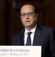 Presidente da França, François Hollande, durante conferência na Universidade de Havana, em Cuba, nesta segunda-feira. 11/05/2015  Foto: Enrique de la Osa / Reuters
