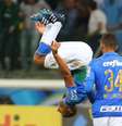 Palmeiras goleou, mas tomou sustos mesmo depois de abrir vantagem no placar  Foto: Marcos Bezerra / Futura Press