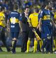 Boca Juniors x River Plate foi interrompido no intervalo após ataque de torcedores aos visitantes  Foto: Alejandro Pagni / AFP