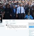 Obama postou mensagem aos seguidores  Foto: Twitter / Reprodução
