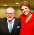 Presidente Dilma se encontrou nessa segunda-feira com o apresentador Jô Soares, no Palácio do Planalto. Encontro não rendeu entrevista ou declaração oficial  Foto: Roberto Stuckert Filho / Divulgação