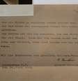 Carta escrita em alemão a alunos do Colégio Anchieta há mais de 60 anos  Foto: Daniel Favero / Terra