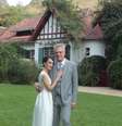 Maria Prata e Pedro Bial se casaram neste sábado (23) em pousada em Petrópolis, no Rio de Janeiro  Foto: Marcello Sá Barretto / AgNews