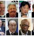 Montagem com oito dos indiciados no escândalo da Fifa  Foto: Reuters