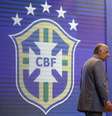 Presidente da CBF, Marco Polo Del Nero, chega para convocação da equipe para a Copa América. 05/05/2015  Foto: Ricardo Moraes / Reuters