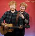 Músico Ed Sheeran e sua estátua de cera no museu Madame Tussauds, em Nova York. 28/05/2015  Foto: Shannon Stapleton / Reuters