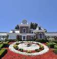 Estação de trem no rancho Neverland, de Michael Jackson, em Los Olivos, nos Estados Unidos  Foto: Phil Klein / Reuters