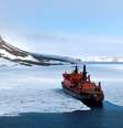 Quebra gelos nuclear é um dos diferentes tipos de navios de cruzeiros  Foto: Quark Expeditions/Divulgação