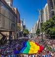 Imagem de arquivo da Parada do Orgulho LGBT de 2014  Foto: Joca Duarte / Divulgação