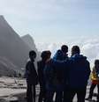 Alpinistas ficam isolados na Malásia  Foto: Reprodução