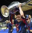 Messi não fez gol na final, mas foi decisivo para Suárez fazer o segundo  Foto: Lluis Gene / AFP