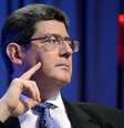 Ministro Joaquim Levy em Washington  19/4/2015  Foto: Mike Theiler / Reuters