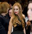 Atriz Lindsay Lohan durante jantar de correspondentes da Casa Branca, em Washington, em 2012  Foto: Kristoffer Tripplaar-Pool / Getty Images
