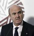 Ministro da Economia da Espanha, Luis de Guindos, durante encontro em Riga.   25/04/2015  Foto: Ints Kalnins / Reuters