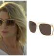 Em primeiro lugar, o modelo de óculos de sol da Soraya (Letícia Spiller), de 'I Love Paraisópolis'. É da Escada, modelo SES752 na cor R13. Preço: R$ 1.200. Informações: (11)  3839-1900  Foto: TV Globo/ Divulgação