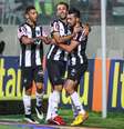 Thiago Ribeiro participou dos dois gols do Atlético-MG e foi o algoz santista  Foto: Bruno Cantini / Atlético-MG/Divulgação
