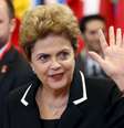 Presidente Dilma Rousseff conversou com empresário no primeiro compromisso nos EUA  Foto: Francois Lenoir / Reuters