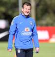 Dunga fez mistério em atividade  Foto: Rafael Ribeiro / CBF/Divulgação