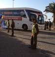 Uruguai chegou com festa de cerca de 50 torcedores em Coquimbo, vizinha a La Serena  Foto: Leandro Miranda / Terra