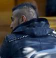 Jogador Arturo Vidal bateu o carro na noite desta terça (16)  Foto: Ivan Alvarado / Reuters