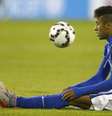 Atacante Neymar, da seleção brasileira, durante partida contra a Colômbia pela Copa América, em Santiago, no Chile. 17/06/2015  Foto: Ricardo Moraes / Reuters