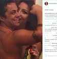 Foto no Instagram de Andressa Ferreira, que posa com a namorada Thammy Miranda (de costas), causa polêmica e comentários ofensivos  Foto: @Andressa Ferreira Oficial/Instagram / Reprodução