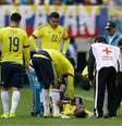 Valencia está fora do torneio após romper os ligamentos do joelho  Foto: Ricardo Mazalan / AP