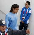 Pai do uruguaio se acidentou no Uruguai e jogador pode viajar para encontrá-lo  Foto: Carlos Garcia Rawlins / Reuters