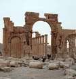 Imagens de arquivo mostram monumentos da histórica cidade de Palmira  Foto: Nour Fourat / Reuters