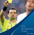 Capa do Código Disciplinar da Fifa com Carlos Amarilla na capa  Foto: Reprodução