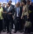 Chanceler alemã, Angela Merkel, e  presidente francês, François Hollande, durante encontro em Berlim  Foto: Hannibal Hanschke / Reuters