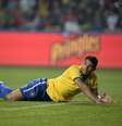 Thiago Silva prejudicou a Seleção Brasileira ao cometer um pênalti infantil  Foto: Juan Mabromata / AFP