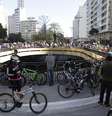 Inauguração da Ciclovia da Avenida Paulista em São Paulo, SP  Foto: Vilmar Bannach / Futura Press