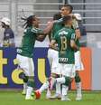 Palmeiras vibra com goleada aplicada no São Paulo  Foto: Marcello Zambrana / AGIF / Gazeta Press