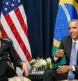 Dilma e Obama voltarão a se encontrar na visita da presidente aos Estados Unidos  Foto: Roberto Stuckert Filho / BBC News Brasil