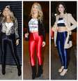  Adriana Galisteu, Ticiane Pinheiro e Vera Viel apostaram em disco pants para entrar no clima funk, proposto para a festa de Luciana Cardoso, mulher do Faustão.  Foto: Léo Franco / AgNews